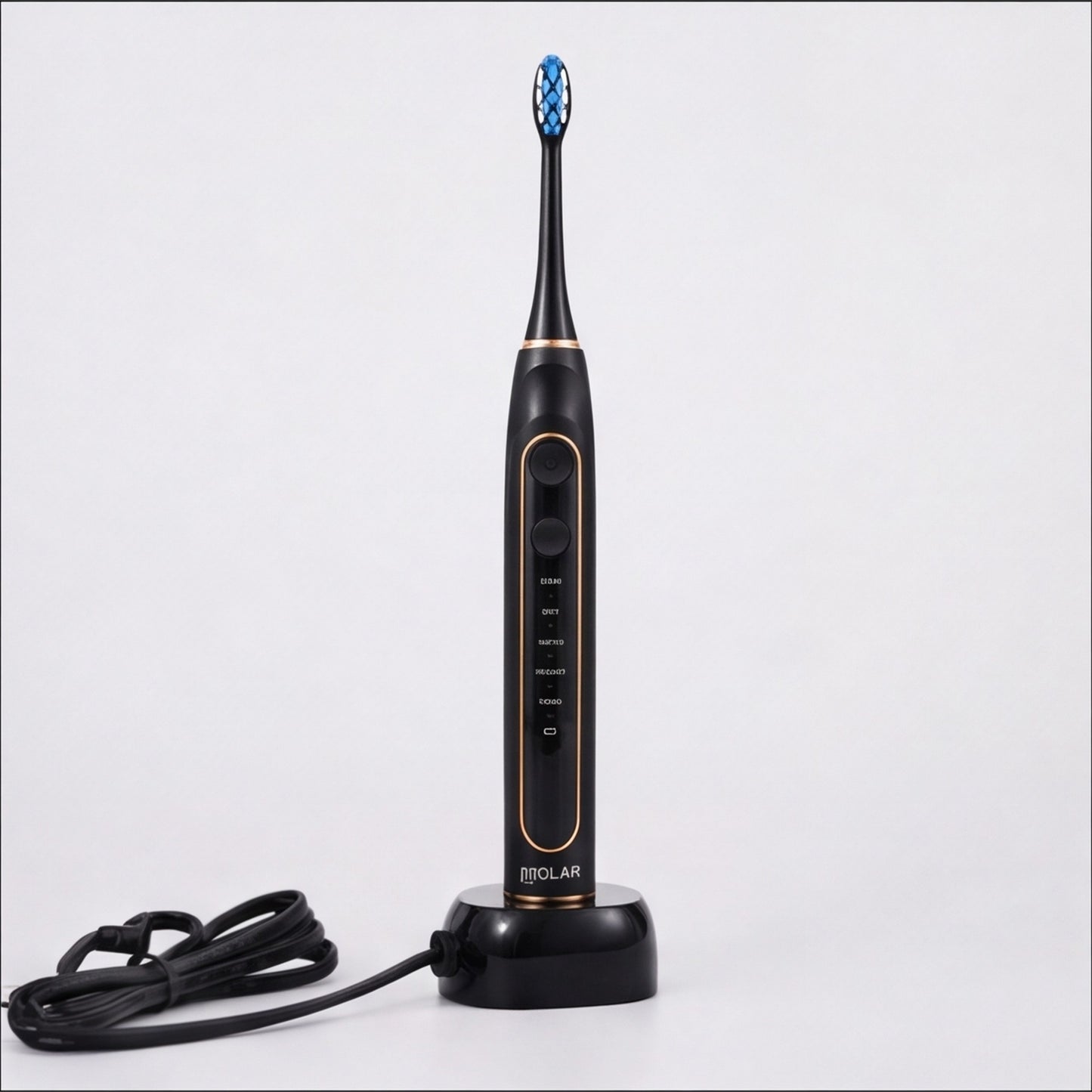 MOLAR MP101 electric toothbrush on wireless inductive charging base