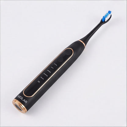 MOLAR MP101 matte black and rose gold handle design detail