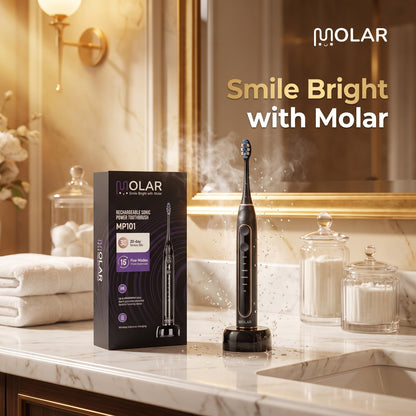 Smile Bright with Molar - MP101 electric toothbrush lifestyle image