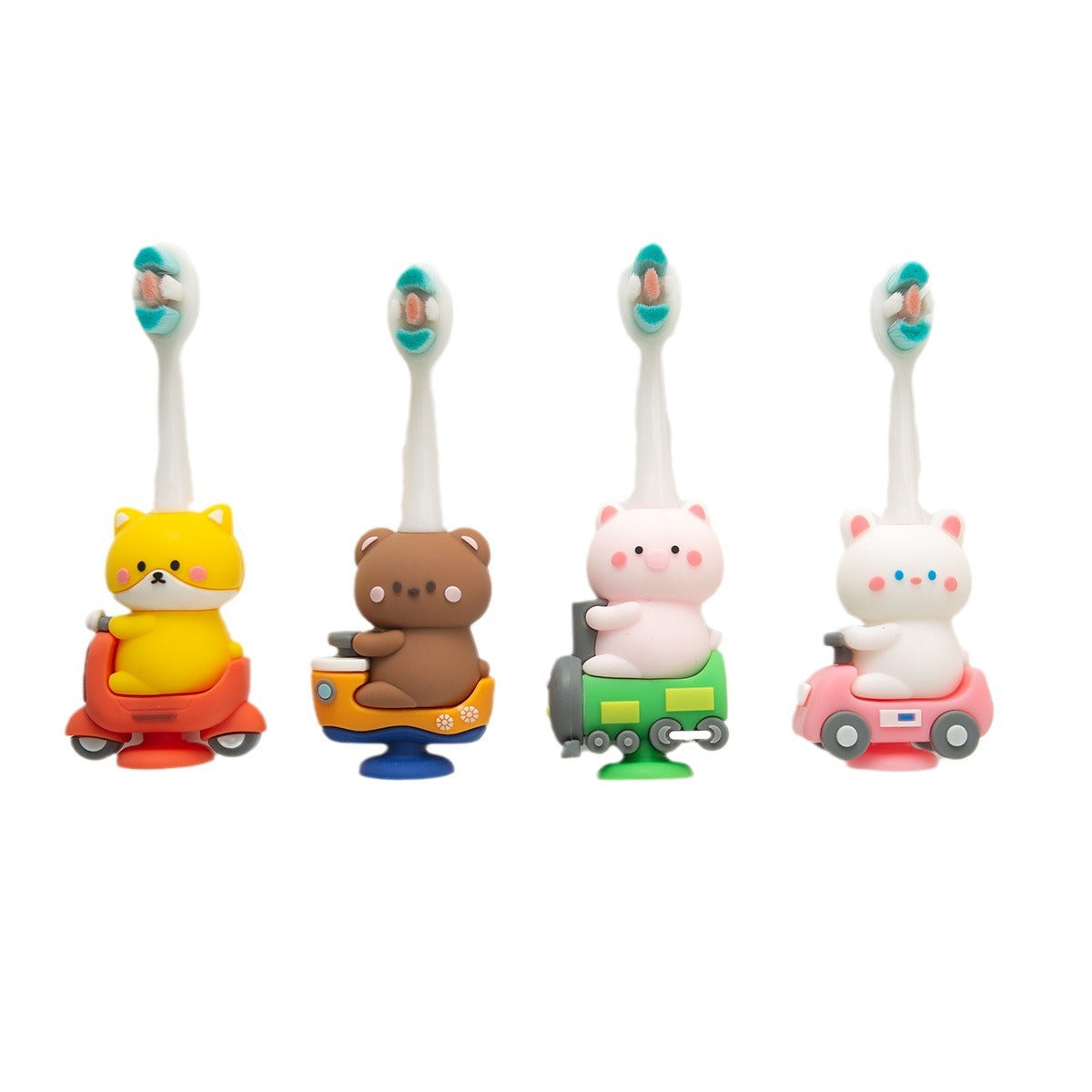 Kitty-Cute 3D Cartoon Animal Toothbrush for Kids - Extra Soft Bristles - Gentle Oral Care for Toddlers Aged 1-7 image 6