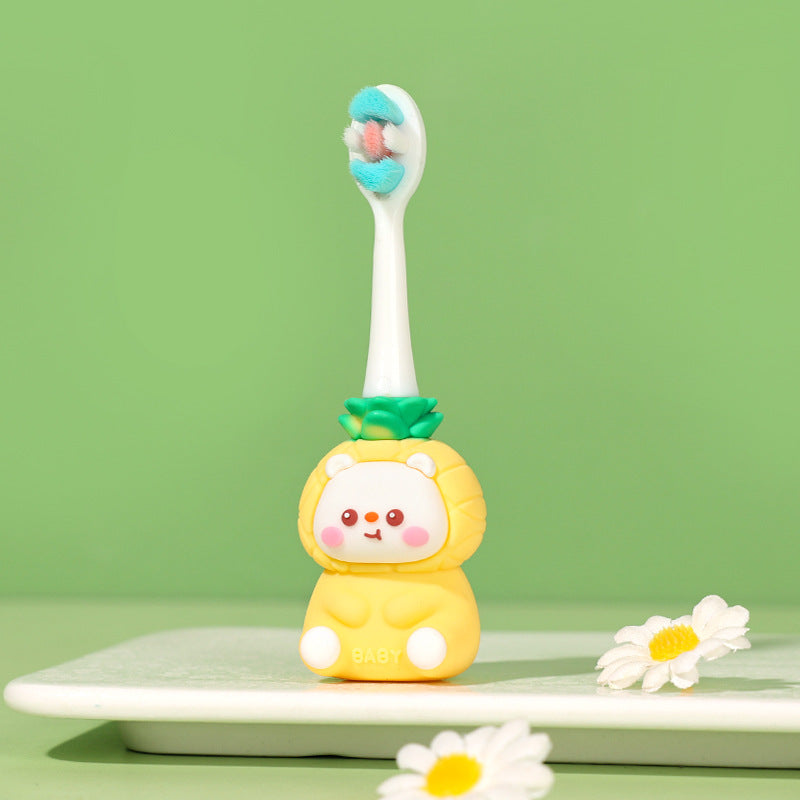 Bear – Cute 3D Cartoon Animal Toothbrush for Kids – Extra Soft Bristles – Gentle Oral Care for Toddlers Aged 1-7 image 4