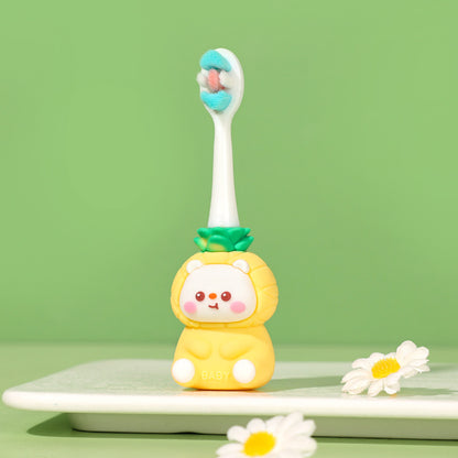 Bear – Cute 3D Cartoon Animal Toothbrush for Kids – Extra Soft Bristles – Gentle Oral Care for Toddlers Aged 1-7 image 4