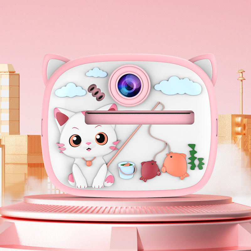 Kids Digital Camera High Quality HD Mini Instant Print with Silicon Cover image 0