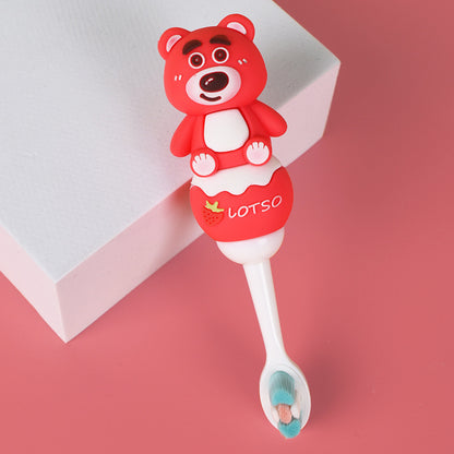 RedBear-Cute 3D Cartoon Animal Toothbrush for Kids - Extra Soft Bristles - Gentle Oral Care for Toddlers Aged 1-7 image 6
