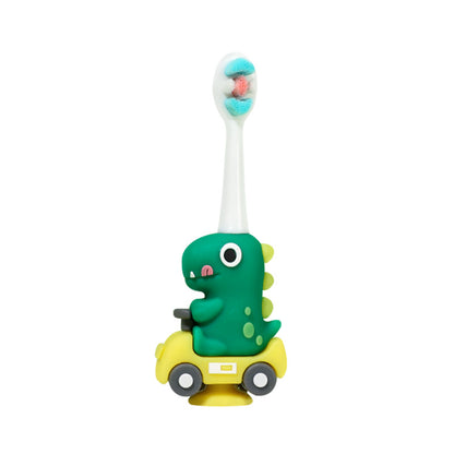 Dino-Cute 3D Cartoon Animal Toothbrush for Kids - Extra Soft Bristles - Gentle Oral Care for Toddlers Aged 1-7 image 8