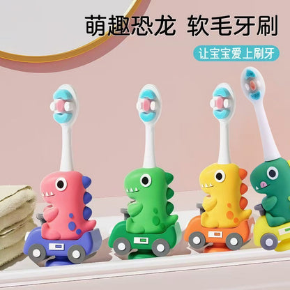 Cute 3D Cartoon Animal Toothbrush for Kids - Brush Design 10 image