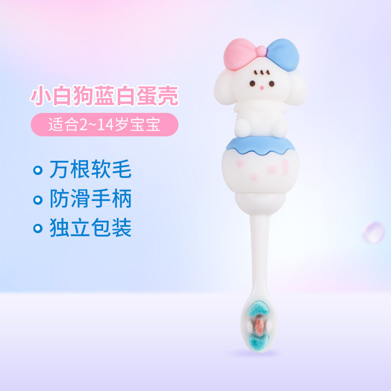 Unicorn-Cute 3D Cartoon Animal Toothbrush for Kids - Extra Soft Bristles - Gentle Oral Care for Toddlers Aged 1-7 image 5