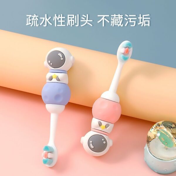 Alien-Cute 3D Cartoon Animal Toothbrush for Kids - Extra Soft Bristles - Gentle Oral Care for Toddlers Aged 1-7