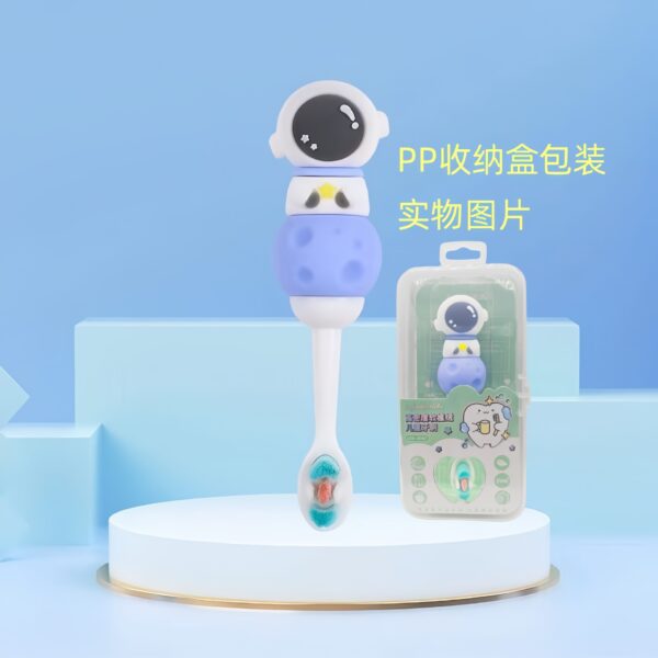 Alien-Cute 3D Cartoon Animal Toothbrush for Kids - Extra Soft Bristles - Gentle Oral Care for Toddlers Aged 1-7